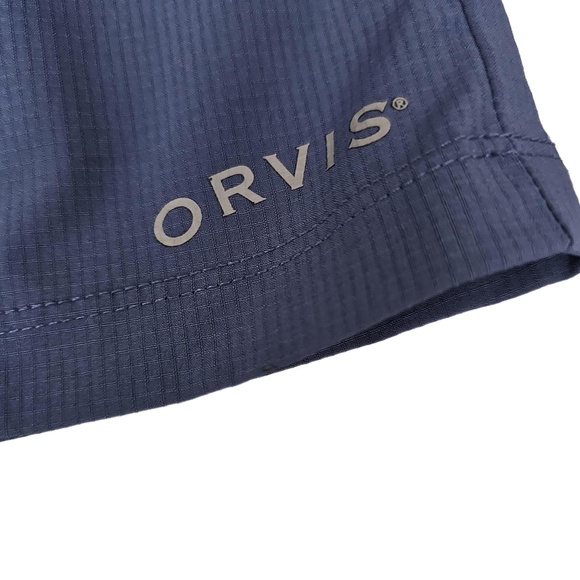 ORVIS Navy Blue Elastic Waist Side Pockets Skort‎ Womens Size Medium - Picture 5 of 5